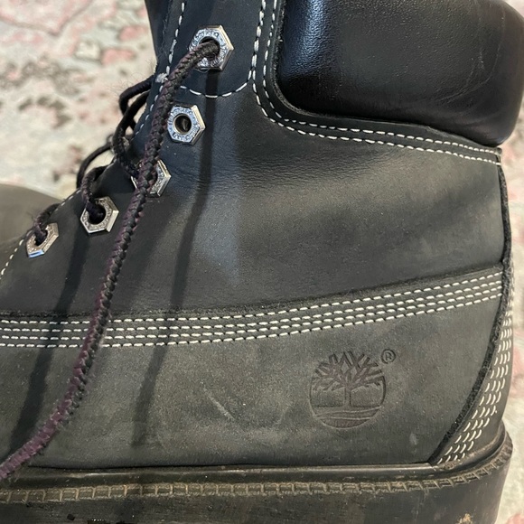 Blue Gray Timberland Boots - Picture 15 of 16